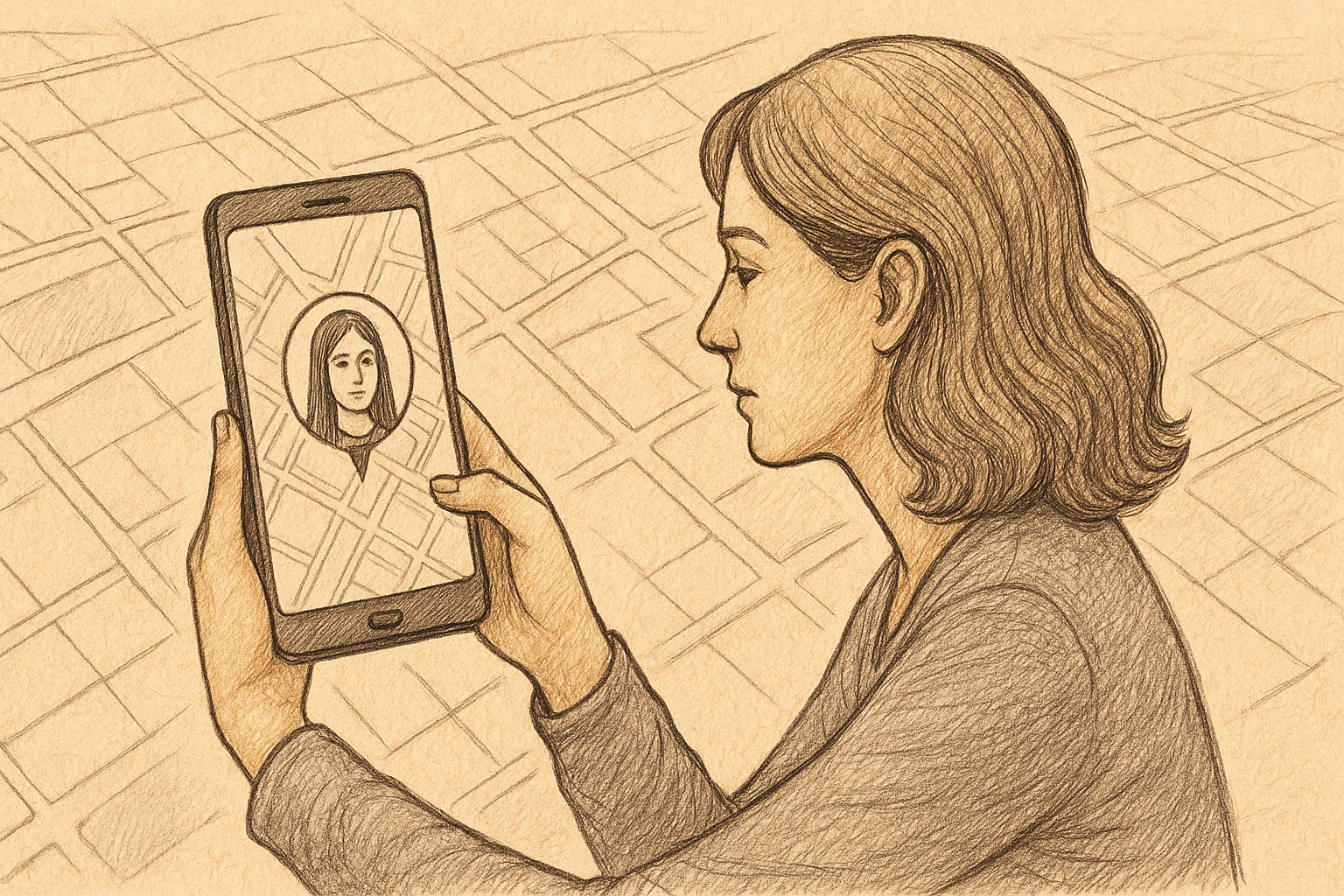 Mother tracks her teenage daughter’s location via the smartphone app.