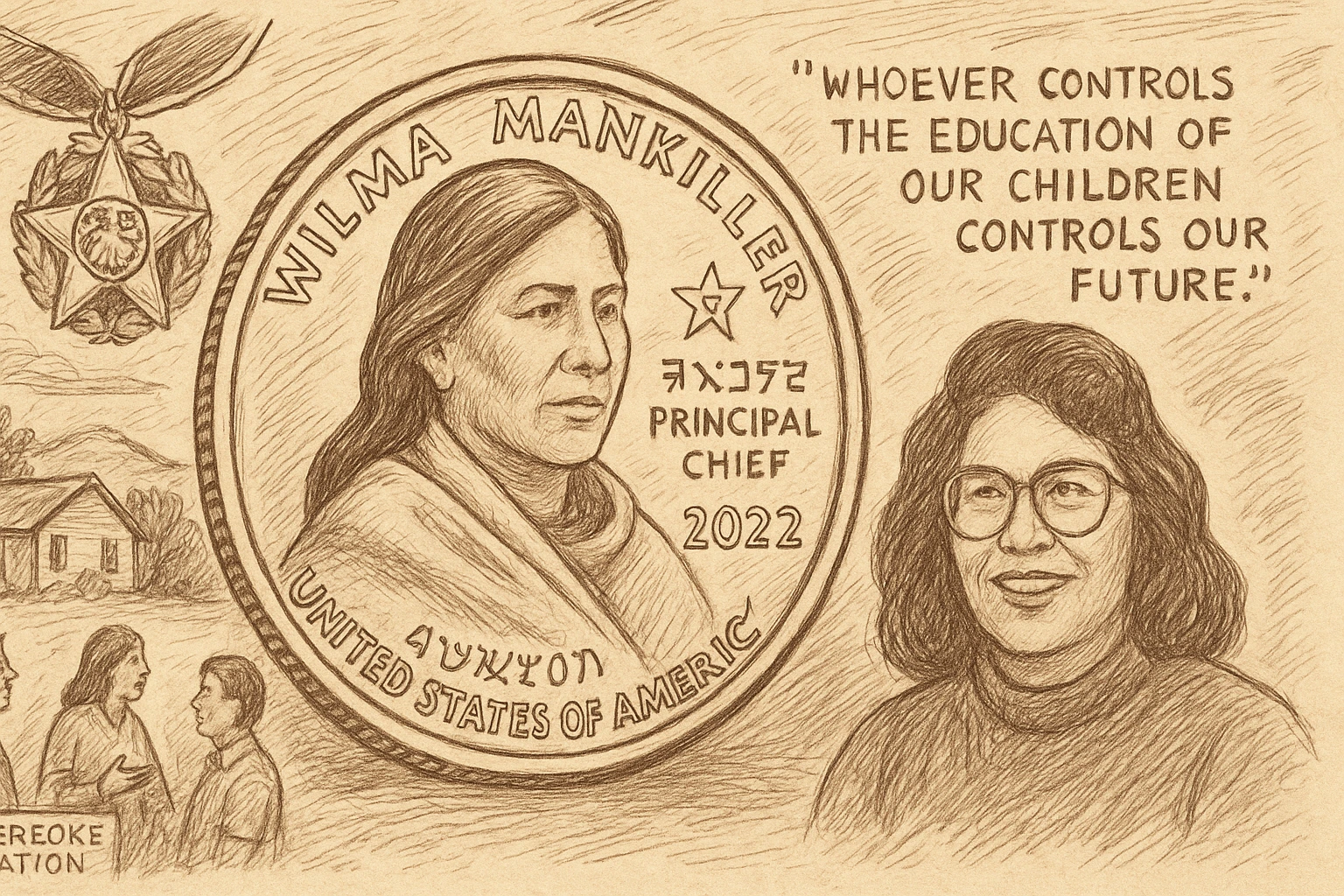 History of Wilma Mankiller.